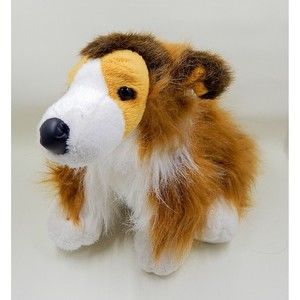 Ganz Webkinz Collie Sheltie Plush Retired Puppy Dog Stuffed Animal with NO CODE